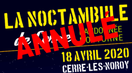 Bandeau de la Noctambule 2020 annulée